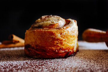 coffee grinder with beans and cinnamon