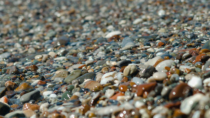 Abstract background with pebbles