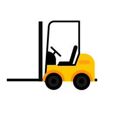 Illustration of a forklift truck icon