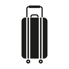 Baggage, luggage line icon, outline sign. Travel bag icon 