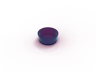 taza de vidrio transparente sin fondo