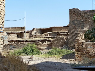 Ruins of a house in the Citadel in Erbil, Kurdistan, Iraq