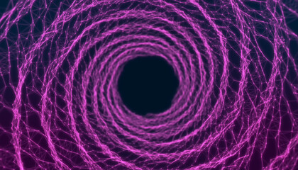 Illustration of abstract network connection structure