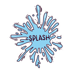 splash comic expression word