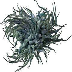 3d Abstract Scientific Organic Cellular Virus Shape