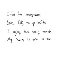 handwritten font text about love