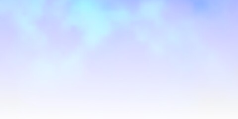 Dark BLUE vector pattern with clouds.