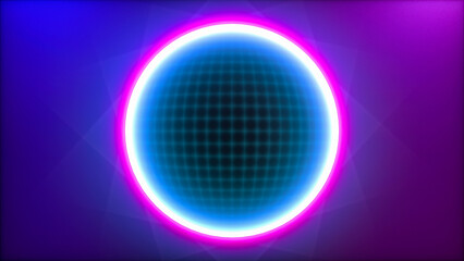 abstract background lit in blue and purple (3d rendering)