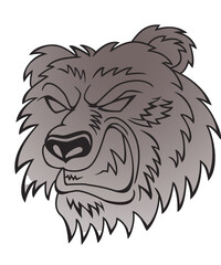 angry bear logo
