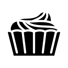 sweet chocolate glyph icon vector. sweet chocolate sign. isolated contour symbol black illustration