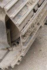 detail of a front end loader