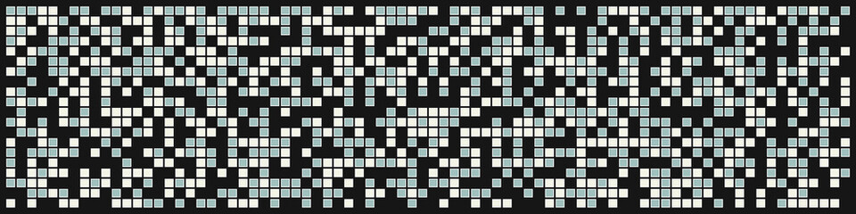 Fototapeta premium Offset Quads generative art background art illustration