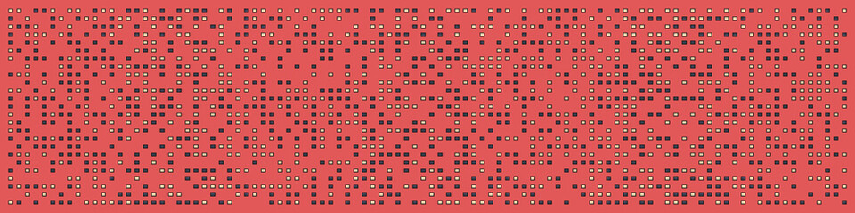 Fototapeta premium Offset Quads generative art background art illustration