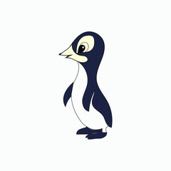 easy cute penguin cartoon
