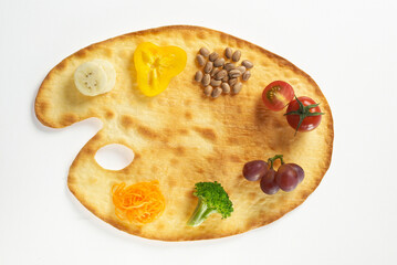 Paleta de grupos alimentares