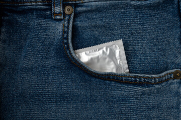 Condom in your pocket. Contraception with yourself