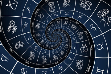 Astrology and alchemy sign background illustration - obrazy, fototapety, plakaty
