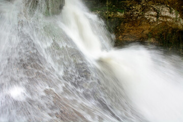 Fototapeta na wymiar Varyalsky waterfall at the Abkhazia