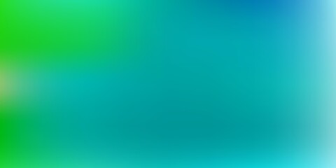 Obraz premium Light blue, green vector abstract blur backdrop.