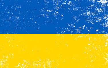 Flaga ukrainy - obrazy, fototapety, plakaty