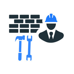 Under, maintenance, service icon. Simple editable vector graphics.