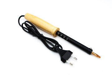 Soldering equipment isolated on white background	