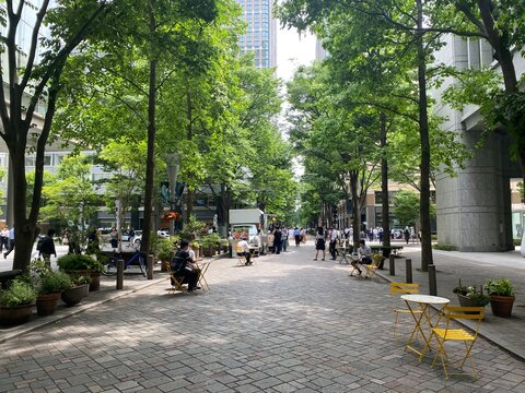 Tokyo “Marunouchi” streets, year 2022 May 26th