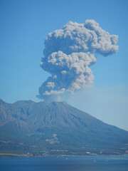 日本の活火山　鹿児島県 桜島の噴火