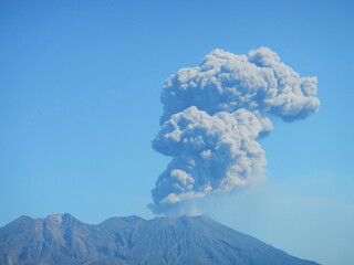 日本の活火山　鹿児島県 桜島の噴火