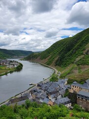 Fototapeta premium landscape with river