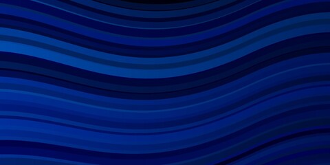 Light BLUE vector background with lines.