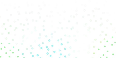 Light green vector natural backdrop with flowers.