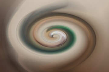 abstract green and brown spiral waves background