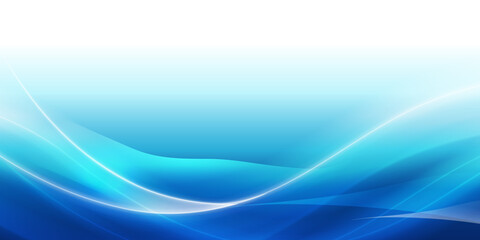 Fototapeta premium Liquid abstract background. Blue fluid vector banner template for social media, web sites.