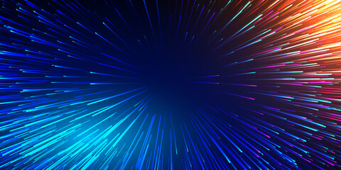 Speed Light on Technology Background,Hi-tech Digital and Internet Concept design. Vector Illustration