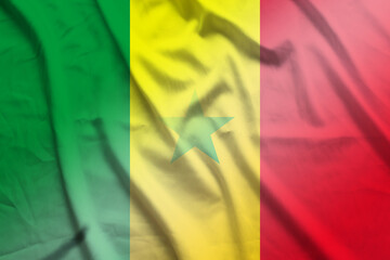 Mali and Senegal political flag transborder relations SEN MLI
