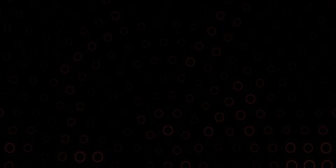 Dark Pink, Red vector texture with disks.