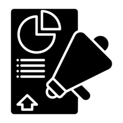 promotion icon and megaphone