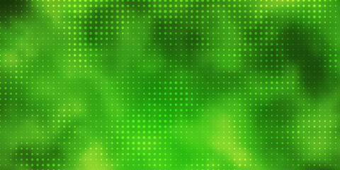 Light Green vector background with spots.