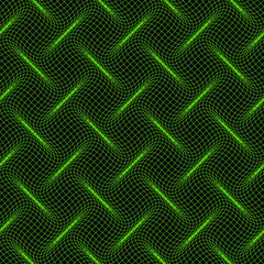 Wave lines seamless pattern.