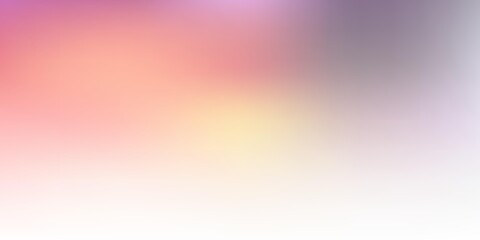 Fototapeta na wymiar Light pink, yellow vector gradient blur texture.