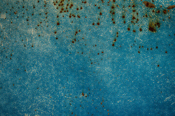 Scratched surface with paint and rust stains texture as a background.