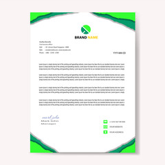 Modern company letterhead