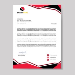 Modern company letterhead