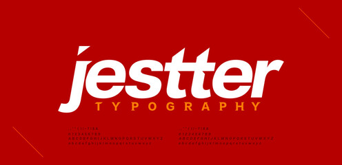 Abstract modern urban alphabet fonts. Typography sport, game, technology, fashion, digital, future creative logo font. vector illustration - 507397587