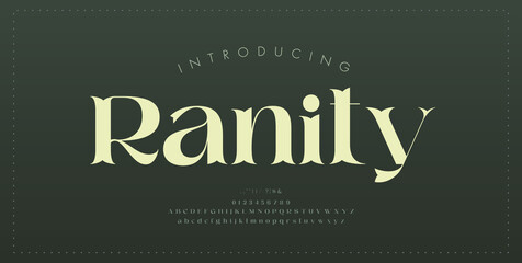 Elegant alphabet letters font and number. Typography Luxury classic lettering serif fonts decorative wedding vintage retro concept. vector illustration