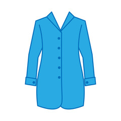 Naklejka premium coat icon design template vector illustration