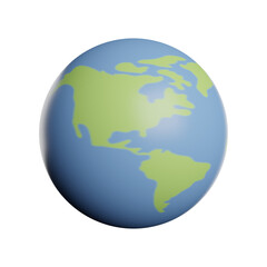 3D rendering illustration maps location world globe photo hd