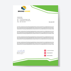 Modern company letterhead