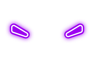 eyes neon light effect